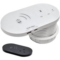 POWERDATA COMBO BLACK 80MM - USB A QC & C 65W PD USB - WIRELESS