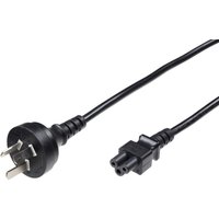 Microconnect PE150818 power cable Black 1.8 m Power plug type I C5 cou