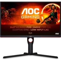 AOC 25G3ZM/BK 24.5" Full HD VA 240Hz 0.5ms FreeSync Premium Height Adjustable Gaming Monitor