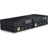 Blustream HEX70USB-KIT AV extender AV transmitter & receiver Black