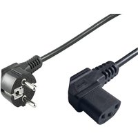 Microconnect PE010518 power cable Black 1.8 m CEE7/7 C13 coupler
