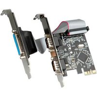 VALUE PCI-Express Adapter. 2x Serial RS232 D-Sub 9 + 1x Parallel EPP/E