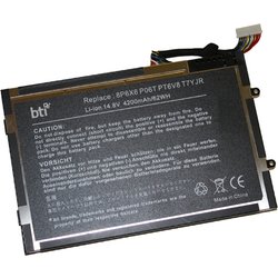 Bti 0T7YJR Compatible 63Wh 4-Cell Battery For Alienware M11X R1 R3 M14