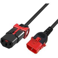 Microconnect MC-DUALC13C14S-2.5 power cable Black 2.5 m C13 coupler C1