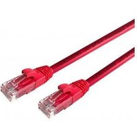 UltraFlex Patchkabel KAT6 UTP. 0.25m. Rød. LSZH Halogenfri.