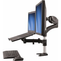 StarTech.com Desk-Mount Monitor Arm with Laptop Stand - Full Motion