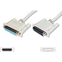 Digitus Datatransfer extension cable. D-Sub25/M - D-Sub25/F