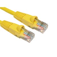 Cables Direct B5LZ-210Y networking cable Yellow 10 m Cat5e U/UTP (UTP)