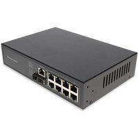 AddOn Networks 8-Port Managed Gigabit PoE+ Switch with 2 1G SFP Uplink