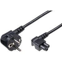 Microconnect PE010818A power cable Black 1.8 m Power plug type E+F C5