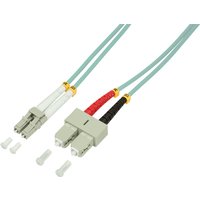 LogiLink 0.5m. LC - SC InfiniBand/fibre optic cable Blue
