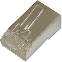 Digitus Modular plug for round cable. shielded. 100 pcs.