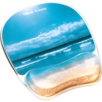 Fellowes Mouse Mat Wrist Support - Photo Gel Mouse Pad with Non Slip R