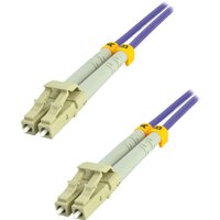MCL LC / LC Multimode duplex 50/125 OM4 optical fiber - 25m