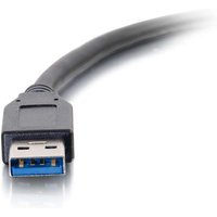 C2G 6ft (1.8m) USB-C® to USB-A 3.2 Gen 1 (5Gbps) Cable M/M - White
