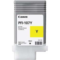 Canon 6708B001/PFI-107Y Ink Cartridge Yellow 130Ml For Canon Ipf 670/6 Canon 6708B001/PFI-107Y Ink Cartridge Yellow 130Ml For Canon Ipf 670/6