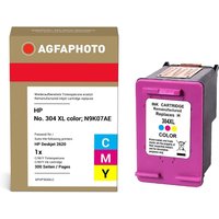 AgfaPhoto Compatible Ink Cartridge. Colour. Replacement for HP No. 304