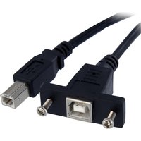StarTech.com 1 ft Panel Mount USB Cable B to B - F/M