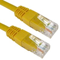 Cables Direct 0.15m Cat6 Patch Cable - Yellow