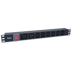 Levelone Equip 333316 8-Outlet; 6 X IEC-C13+ 2X IEC-C19 Power Distribu