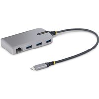 StarTech.com 3-Port USB-C Hub with Ethernet - 3x USB-A Ports. Gigabit