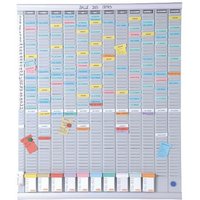 Nobo T-Card Planning Kit - Annual Planner 13 columns 54 slots