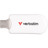 Verbatim Plectra USB-C Flash Drive White 256GB