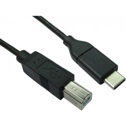 Cables Direct USB3C-871 Usb Cable Usb 2.0 1 M Usb C Usb B Black