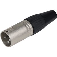 Maplin XLR Male Connector with 3 Copper Contacts Zinc Diecast Shell
