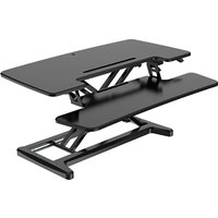 BakkerElkhuizen Adjustable Sit-Stand Desk Riser 2 Black