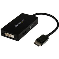StarTech.com Travel A/V adapter: 3-in-1 DisplayPort to VGA DVI or HDMI