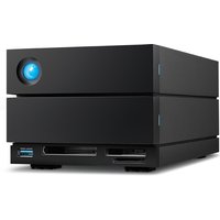 LaCie 2big Dock disk array 48 TB Desktop Black