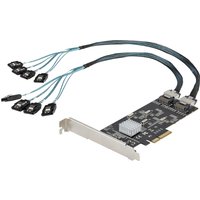 StarTech.com 8 Port SATA PCIe Card - PCI Express 6Gbps SATA Expansion