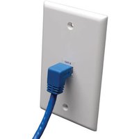 Tripp Lite N204-010-BL-DN Down-Angle Cat6 Gigabit Molded UTP Ethernet