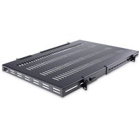 StarTech.com 1U 4-Post Adjustable Vented Server Rack Mount Shelf - 330