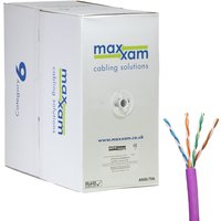 Cablenet Cat6 Violet U/UTP LSOH 23AWG Solid CPR Dca Cable 305m Reelex