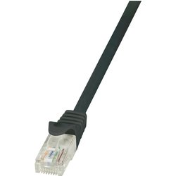 Logilink 0.25M Cat.6 U/Utp Networking Cable Black Cat6 U/Utp (Utp)
