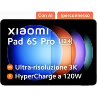 Xiaomi Pad 6S Pro Snapdragon 256 GB 31.5 cm (12.4") 8 GB Wi-Fi 7