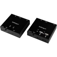 StarTech.com HDMI over CAT6 Extender with 4-port USB Hub - 165 ft (50m
