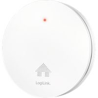 LogiLink Smoke Detector. 10 years. with VdS aproval. ultraflat design