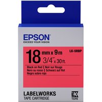 Epson C53S655002/LK-5RBP Ribbon black on red 18mm x 1.5m for Epson Lab