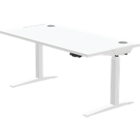 Fellowes Levado White Desk Base and White Worktop 1400mm