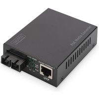 Digitus Gigabit PoE media converter. RJ45 / SC. MM. PSE