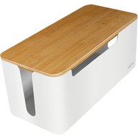 LogiLink KAB0075 - Logitech Kabelbox mit Bambus-Deckel