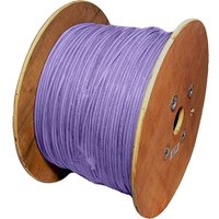 Cablenet Cat5e Violet U/UTP LSOH 24AWG Stranded Patch Cable 500m Reel