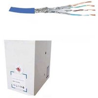 FDL CAT.6a S-FTP STRANDED PATCH CABLE LSZH (305M BOX) - BLUE