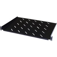Cablenet 1u 350mm Cantilever Vented Shelf Black (600mm Cab) (20Kg)