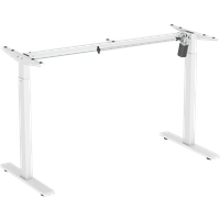 LogiLink Sit-stand desk frame. single motor. easy-use controller. whit