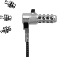 DICOTA D32128 cable lock Black. Steel 2 m