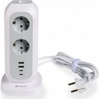 Verbatim 49547 power extension 11 AC outlet(s) Indoor White